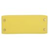 Bolso de mano Hermès  Kelly 25 cm en cuero epsom amarillo Lime - Detail D1 thumbnail