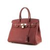 Hermès  Birkin 30 cm handbag  in burgundy togo leather - 00pp thumbnail
