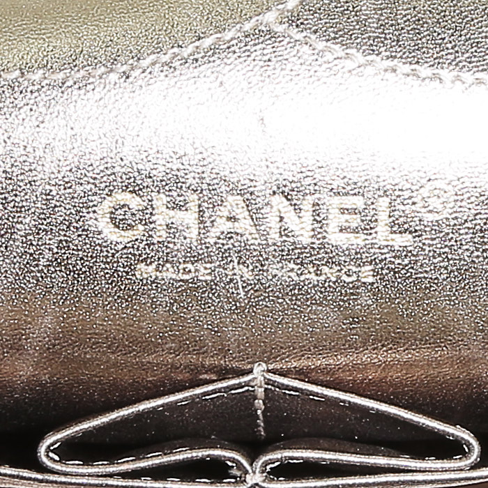 Borsa Chanel 2.55 in pelle trapuntata dorata - Detail D4