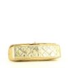 Chanel 2.55 handbag  in gold quilted leather - Detail D5 thumbnail
