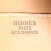 Borsa Hermès Birkin 35 cm in tela beige e pelle naturale - Detail D3 thumbnail