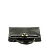 Hermès  Kelly 32 cm handbag  in black porosus crocodile - 360 Front thumbnail