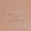 Hermès  Mangeoire shoulder bag  in gold box leather - Detail D3 thumbnail
