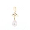 Half-articulated Louis Vuitton  pendant in yellow gold and cultured pearl - 360 thumbnail