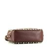 Valentino Garavani Rockstud Camera shoulder bag  in burgundy leather - Detail D4 thumbnail