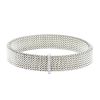 Mauboussin Moi Non Plus & Toi Non Plus bracelet in stainless steel, 14k white gold and diamonds - 00pp thumbnail