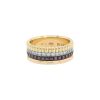 Boucheron Quatre small model ring in 3 golds,  PVD and diamonds - 00pp thumbnail
