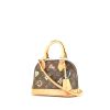 Louis Vuitton Alma BB shoulder bag in brown monogram canvas and natural leather - 00pp thumbnail