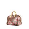 Louis Vuitton  Speedy Editions Limitées handbag  in brown monogram canvas  and natural leather - 00pp thumbnail