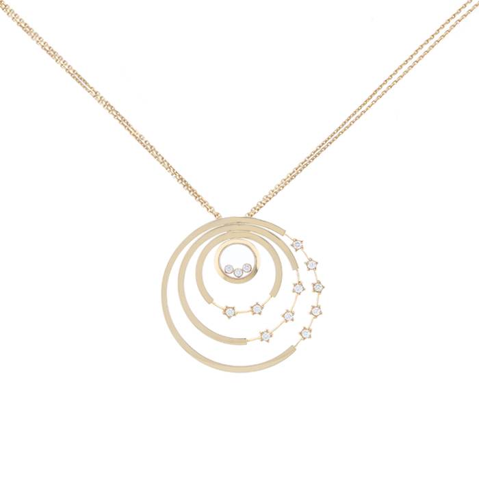 Chopard Happy Hearts White Gold Diamond Pendant - 797482 – Cooper Jewelers