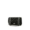 Sac bandoulière Chanel  Chanel 2.55 en lainage noir - 00pp thumbnail