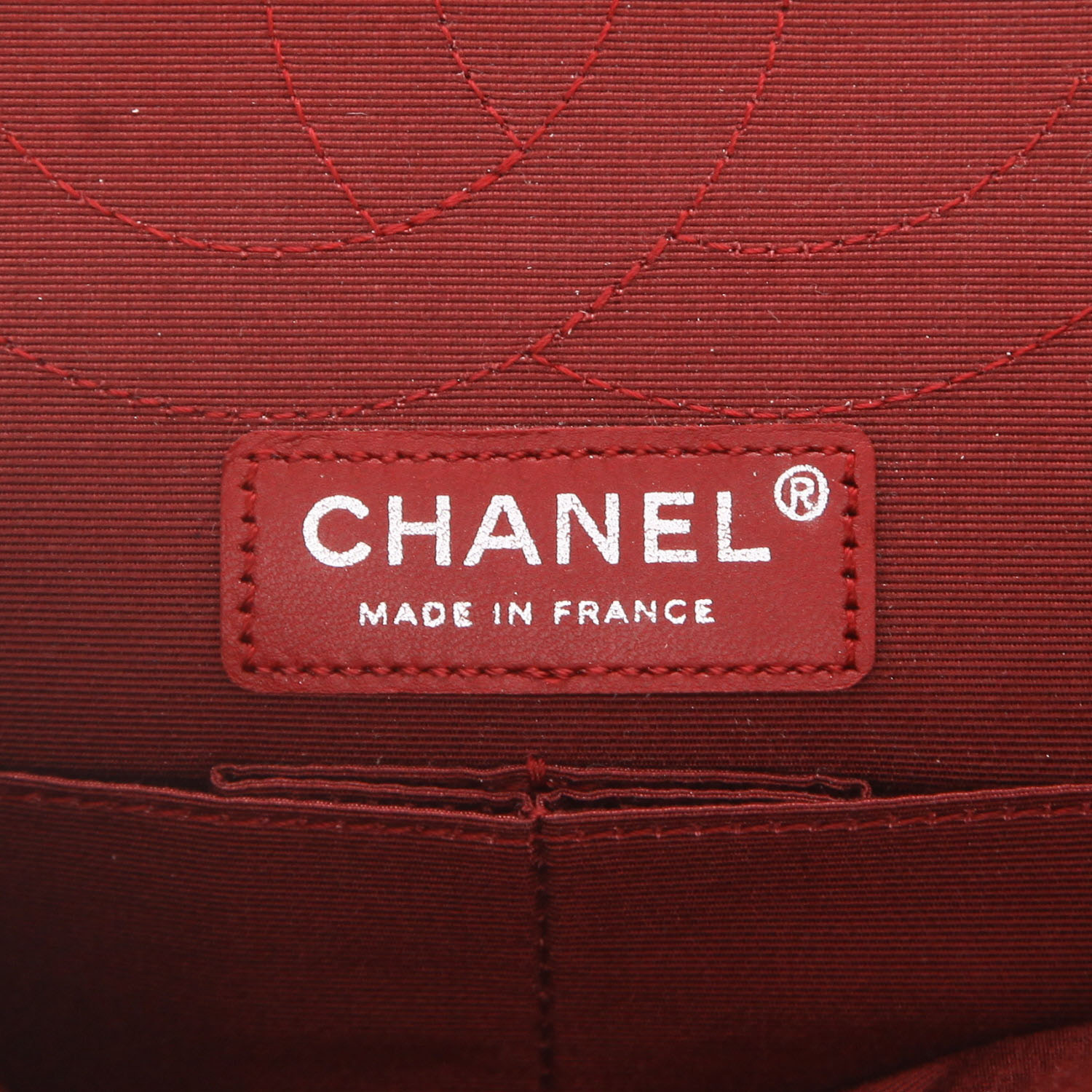 Sac bandoulière Chanel  Chanel 2.55 en lainage noir - Detail D2