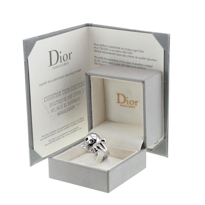 Sortija Dior La Fiancée du Pirate de oro blanco y diamantes - Detail D2