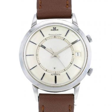 Jaeger-LeCoultre Memovox watch in stainless steel Circa  1960