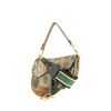 Dior Saddle handbag  in brown and green shading  python - 00pp thumbnail