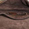 Dior Saddle handbag  in brown and green shading  python - Detail D3 thumbnail