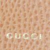 Sac bandoulière Gucci 1955 Horsebit mini en toile denim monogrammée et cuir marron - Detail D4 thumbnail