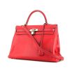 Bolso de mano Hermès  Kelly 35 cm en cuero epsom rojo - 00pp thumbnail