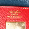 Borsa Hermès  Kelly 35 cm in pelle Epsom rossa - Detail D4 thumbnail