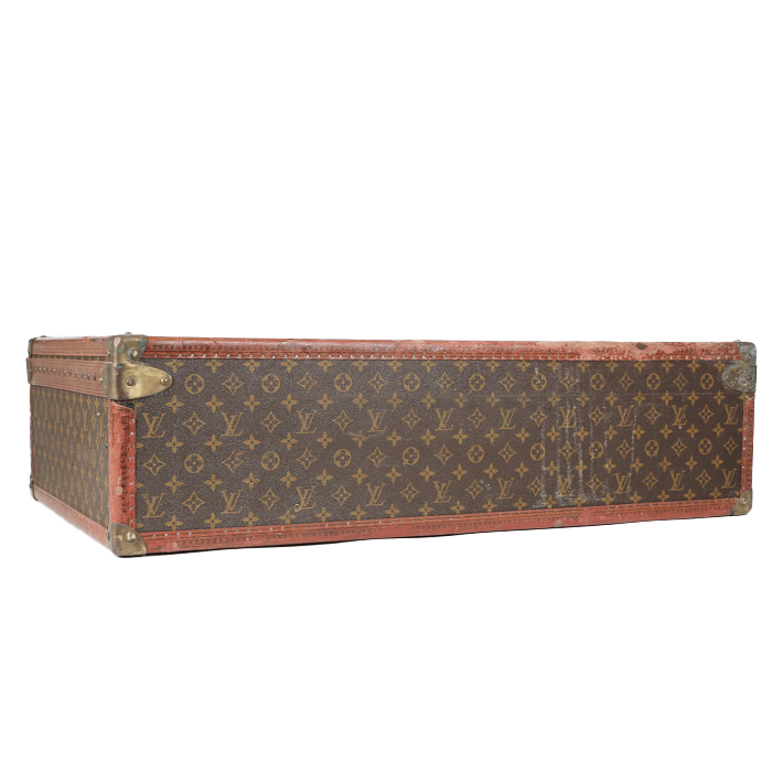 Valise Louis Vuitton  Valise en toile monogram marron et lozine - Detail D5