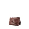Céline Trio shoulder bag in burgundy leather - 00pp thumbnail