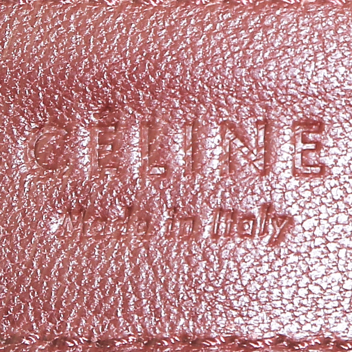 Céline Trio shoulder bag in burgundy leather - Detail D3