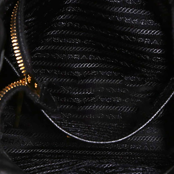 Borsa a tracolla Prada  Nylon in tela nera - Detail D3