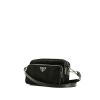 Prada Nylon shoulder bag  in black canvas  and black leather - 00pp thumbnail