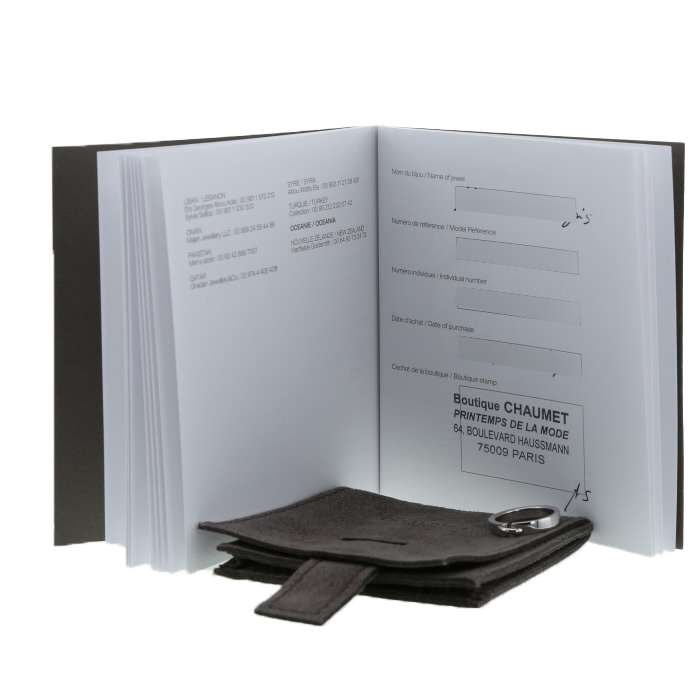 Anello Chaumet Liens Evidence in oro bianco - Detail D2