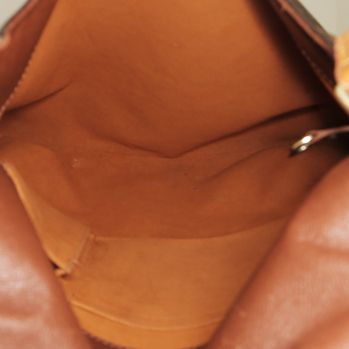 Louis Vuitton Musette Salsa messenger bag  monogram canvas  and natural leather - Detail D2