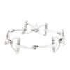 Hermès Mors bracelet in silver - 00pp thumbnail
