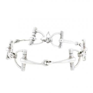 Hermès Mors bracelet in silver