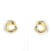 Cartier Trinity earrings in 3 golds - 360 thumbnail