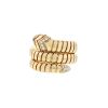 Bulgari Serpenti ring in pink gold and diamonds - 00pp thumbnail
