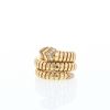 Bulgari Serpenti ring in pink gold and diamonds - 360 thumbnail