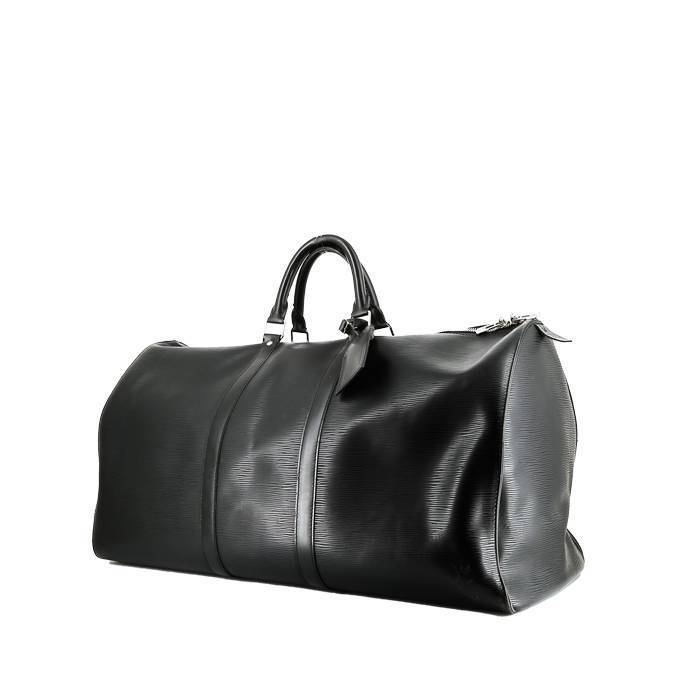 Sac de voyage Louis Vuitton  Keepall 55 en cuir épi noir - 00pp