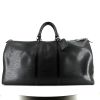 Louis Vuitton  Keepall 55 travel bag  in black epi leather - 360 thumbnail