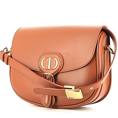 Borsa a tracolla Dior  Bobby modello medio  in pelle gold