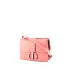 Borsa a tracolla Dior  30 Montaigne in pelle martellata rosa - 00pp thumbnail