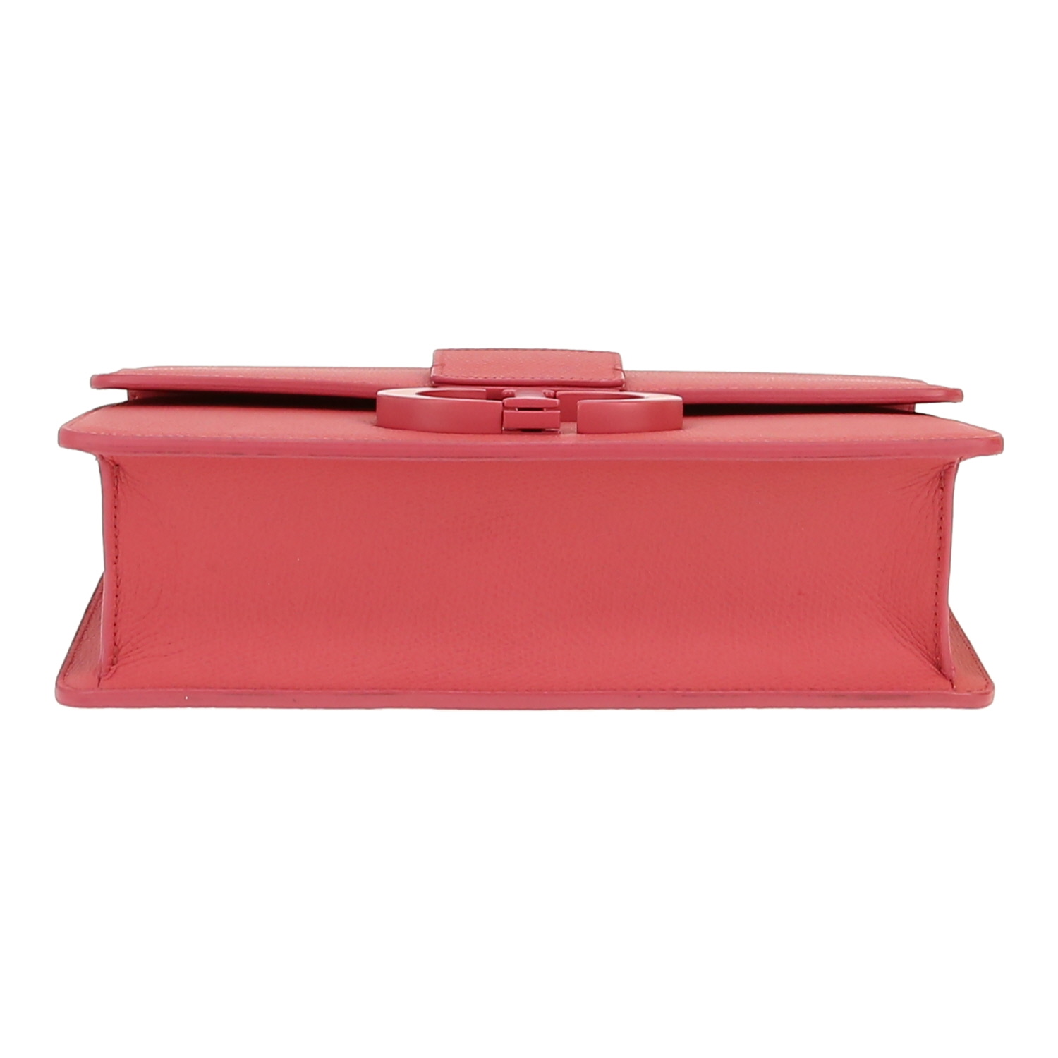 Bolso bandolera Dior  30 Montaigne en cuero granulado rosa - Detail D1