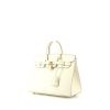 Bolso de mano Hermès  Birkin 25 cm en cuero epsom blanco Béton - 00pp thumbnail