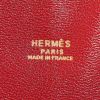 Borsa Hermès Macpherson in pelle Courchevel rossa - Detail D4 thumbnail