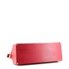 Hermès Macpherson handbag  in red Courchevel leather - Detail D5 thumbnail