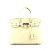 Hermès  Birkin 30 cm handbag  in beige ostrich leather - 360 thumbnail