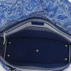 Bolso de mano Dior  Lady D-Lite en lona azul - Detail D3 thumbnail
