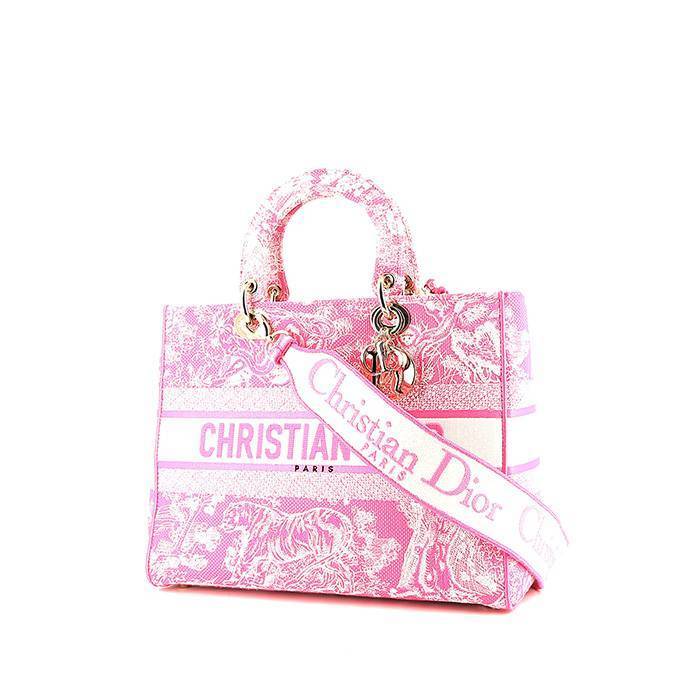 Túi Nữ Dior Medium Lady DLite Bag Pink Grey M0565ORGOM89E  LUXITY