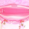Bolso de mano Dior  Lady D-Lite en lona rosa - Detail D3 thumbnail
