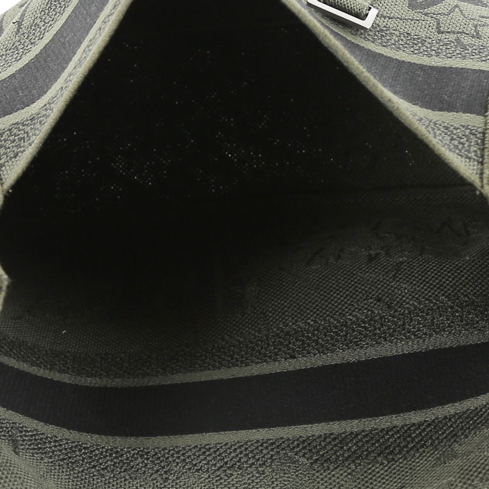 Dior Diorcamp shoulder bag in khaki canvas - Detail D2
