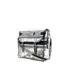 Dior  Diorcamp shoulder bag  in navy blue and white canvas - 00pp thumbnail