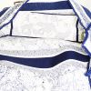 Dior  Diorcamp shoulder bag  in navy blue and white canvas - Detail D2 thumbnail